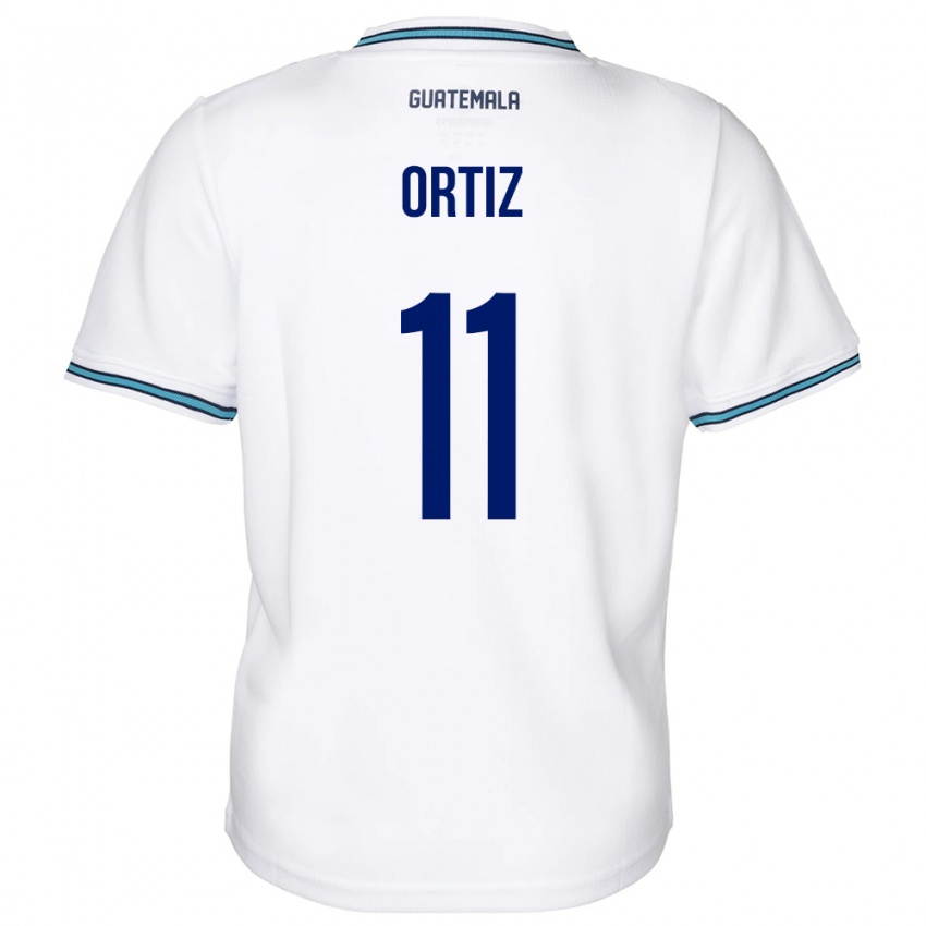 Kinder Guatemala Andersson Ortiz #11 Weiß Heimtrikot Trikot 24-26 T-Shirt