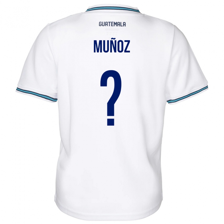 Kinder Guatemala Rudy Muñoz #0 Weiß Heimtrikot Trikot 24-26 T-Shirt