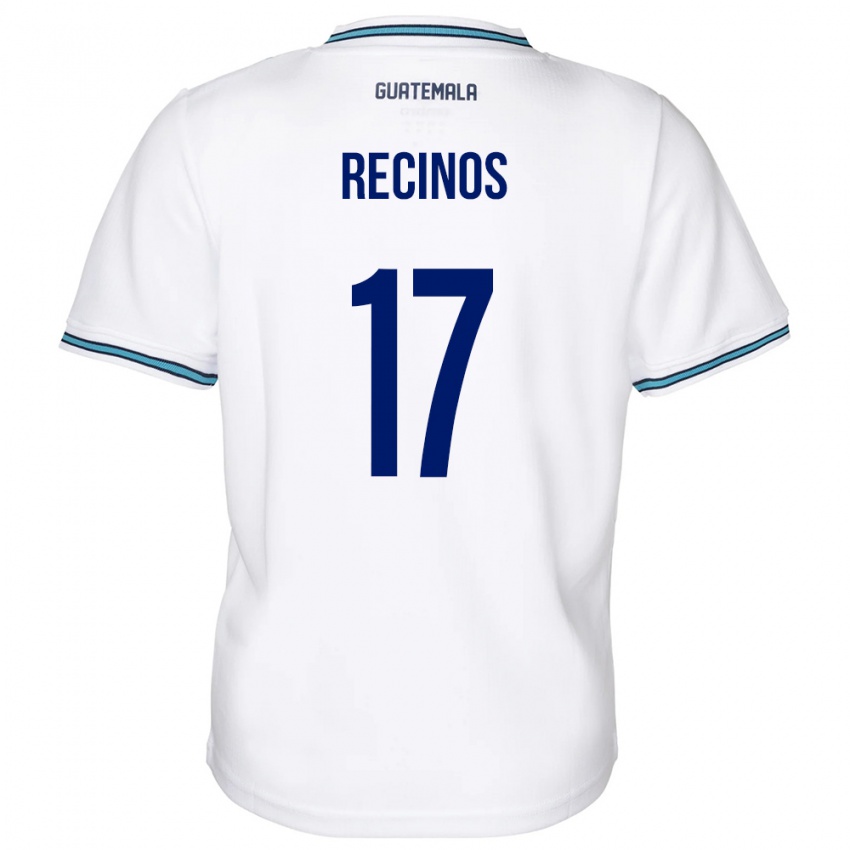 Kinder Guatemala Antony Recinos #17 Weiß Heimtrikot Trikot 24-26 T-Shirt