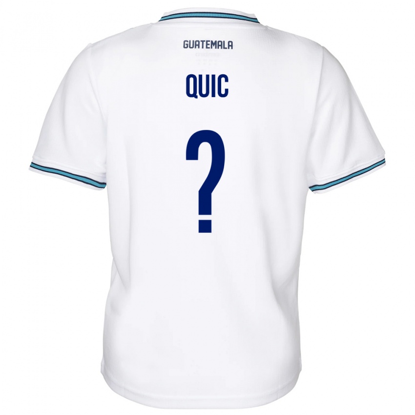 Kinder Guatemala Matthew Quic #0 Weiß Heimtrikot Trikot 24-26 T-Shirt