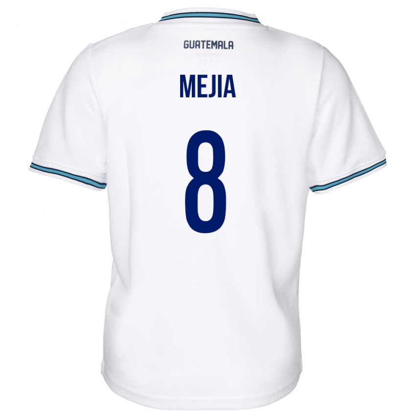 Kinder Guatemala Robert Mejia #8 Weiß Heimtrikot Trikot 24-26 T-Shirt