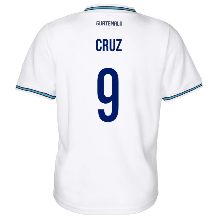 Kinder Guatemala Celsa Cruz #9 Weiß Heimtrikot Trikot 24-26 T-Shirt