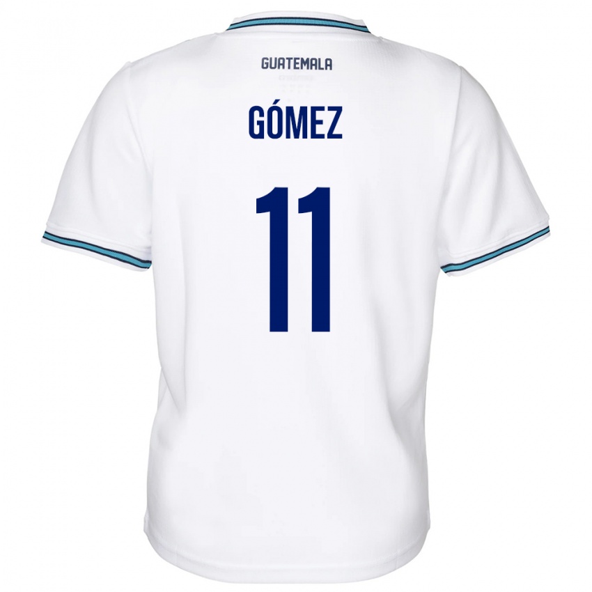 Kinder Guatemala Savianna Gómez #11 Weiß Heimtrikot Trikot 24-26 T-Shirt