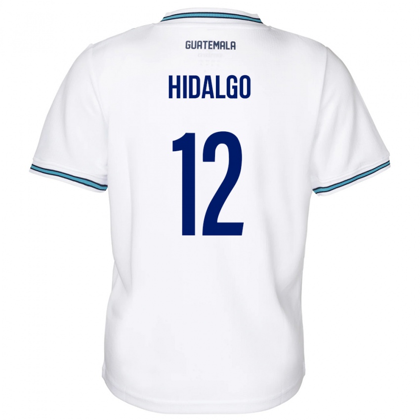 Kinder Guatemala Angie Hidalgo #12 Weiß Heimtrikot Trikot 24-26 T-Shirt