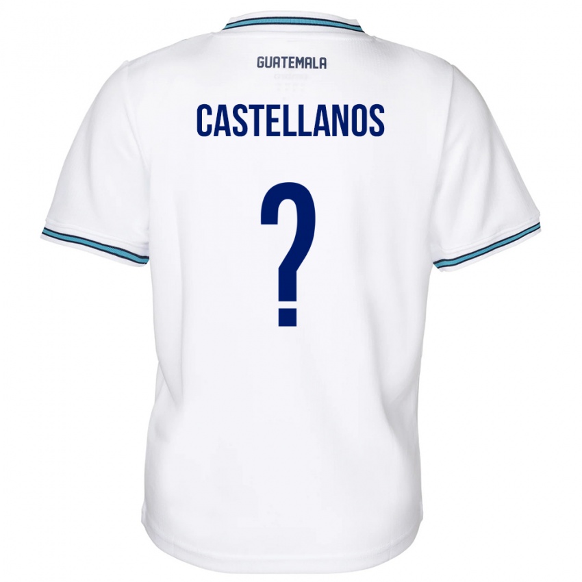 Kinder Guatemala Jezmin Castellanos #0 Weiß Heimtrikot Trikot 24-26 T-Shirt