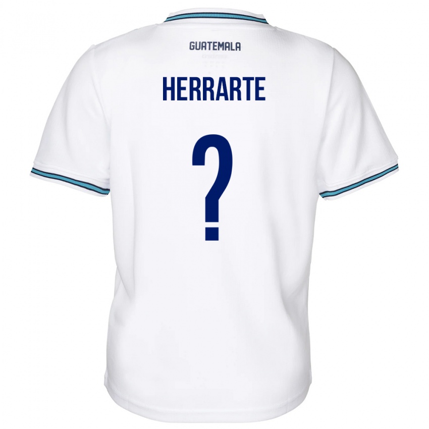 Kinder Guatemala María Herrarte #0 Weiß Heimtrikot Trikot 24-26 T-Shirt