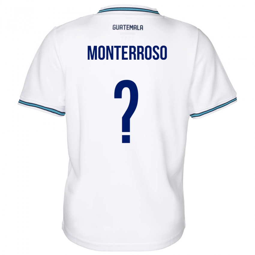 Kinder Guatemala María Monterroso #0 Weiß Heimtrikot Trikot 24-26 T-Shirt