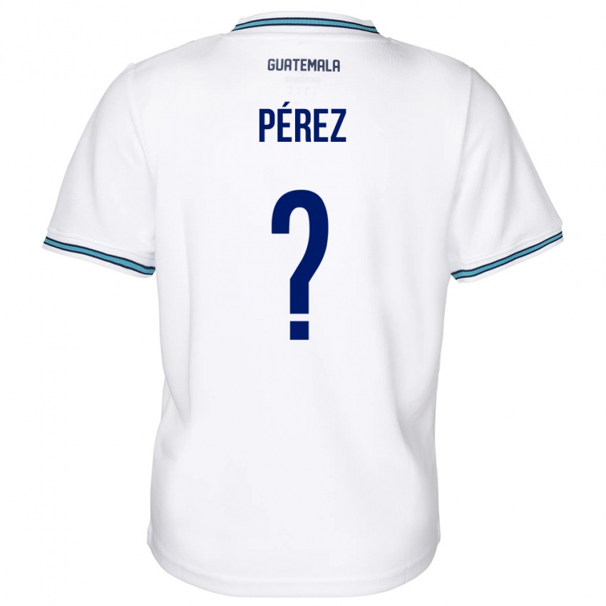 Kinder Guatemala Mary Pérez #0 Weiß Heimtrikot Trikot 24-26 T-Shirt