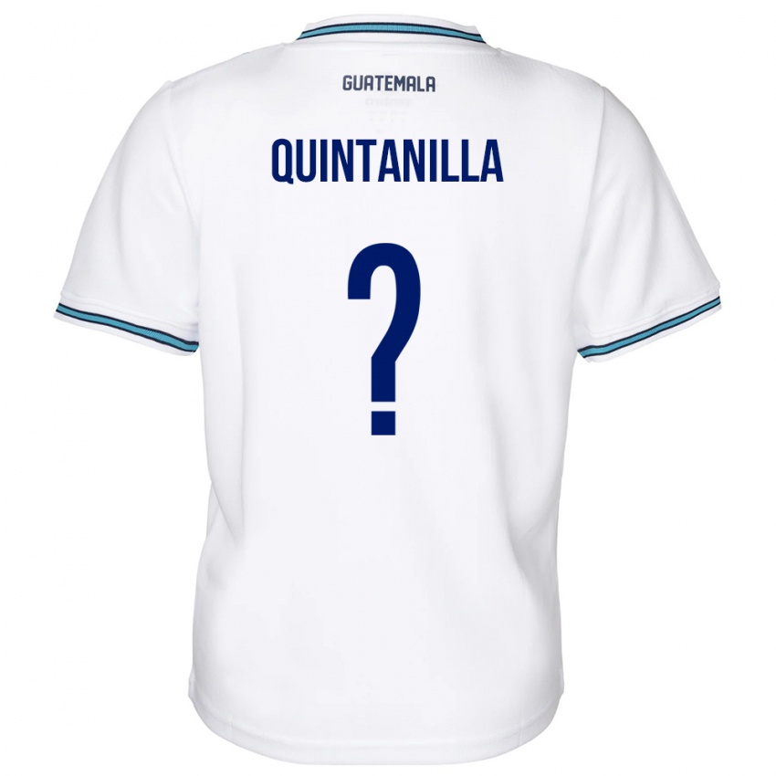 Kinder Guatemala Anayelli Quintanilla #0 Weiß Heimtrikot Trikot 24-26 T-Shirt