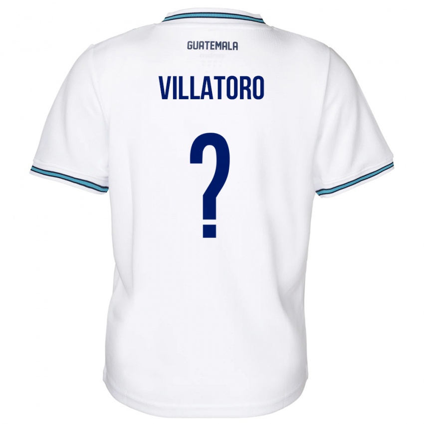 Kinder Guatemala Grace Villatoro #0 Weiß Heimtrikot Trikot 24-26 T-Shirt