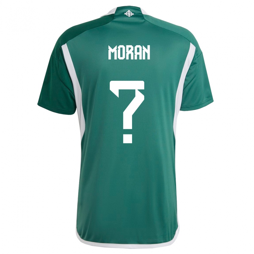 Kinder Nordirland Harry Moran #0 Grün Heimtrikot Trikot 24-26 T-Shirt