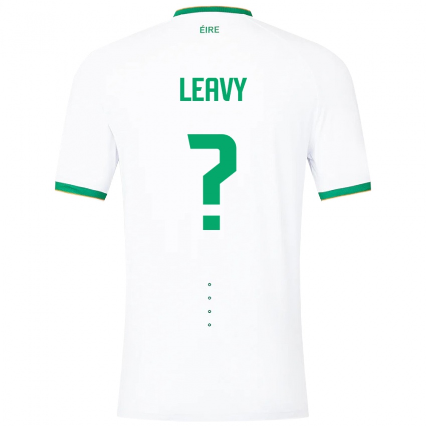 Kinder Irische Kian Leavy #0 Weiß Auswärtstrikot Trikot 24-26 T-Shirt