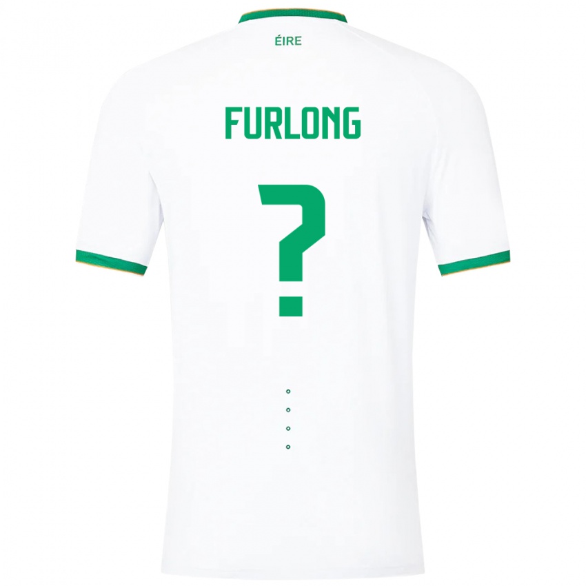 Kinder Irische James Furlong #0 Weiß Auswärtstrikot Trikot 24-26 T-Shirt