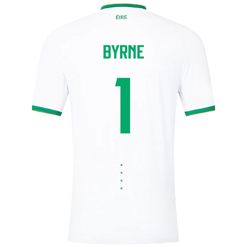 Kinder Irische Reece Byrne #1 Weiß Auswärtstrikot Trikot 24-26 T-Shirt