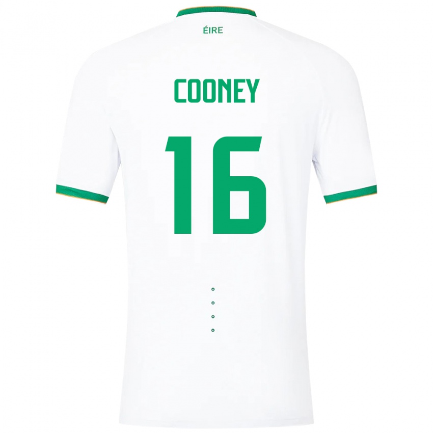 Kinder Irische Oisin Cooney #16 Weiß Auswärtstrikot Trikot 24-26 T-Shirt