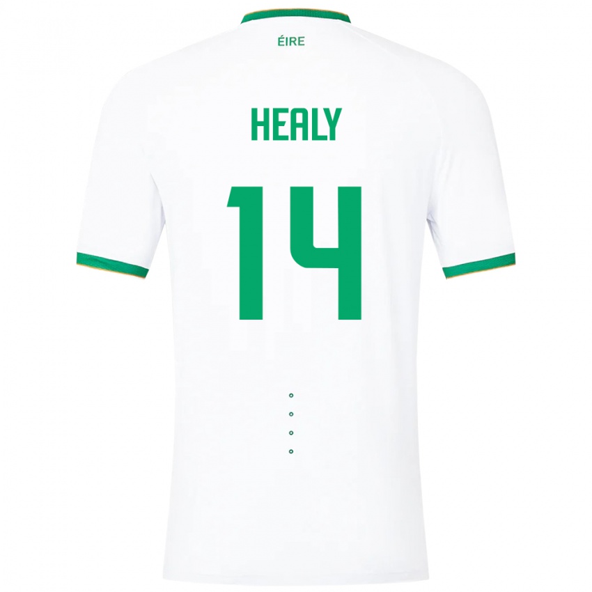 Kinder Irische Freya Healy #14 Weiß Auswärtstrikot Trikot 24-26 T-Shirt