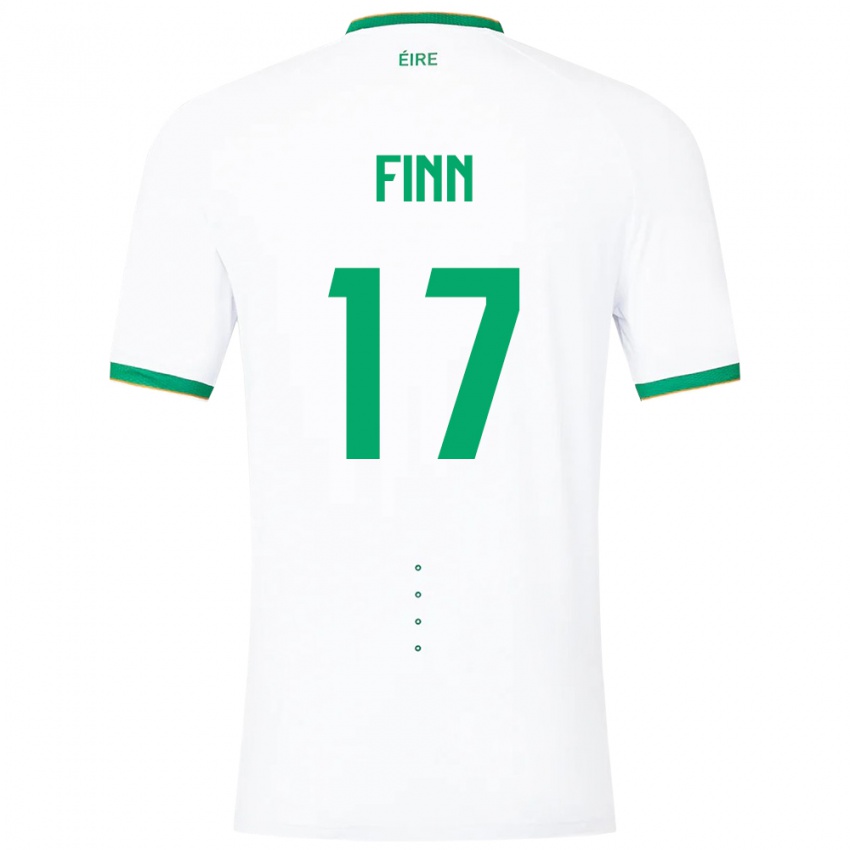 Kinder Irische Jamie Finn #17 Weiß Auswärtstrikot Trikot 24-26 T-Shirt