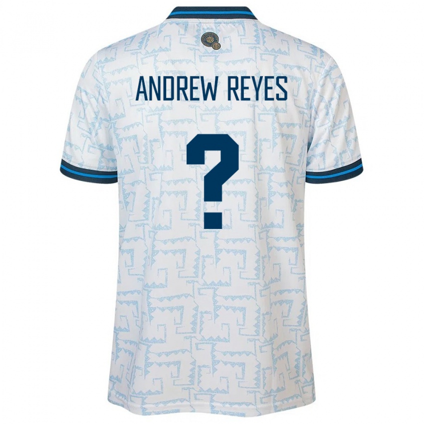 Kinder El Salvador Andrew Reyes #0 Weiß Auswärtstrikot Trikot 24-26 T-Shirt