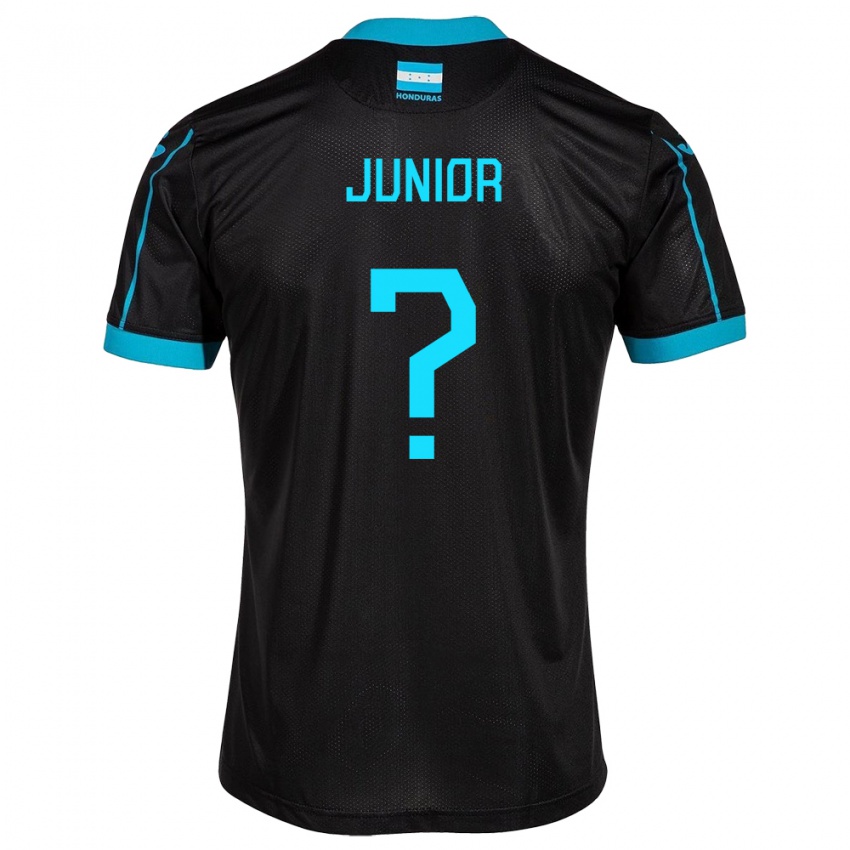 Kinder Honduras Junior Mejía #0 Schwarz Auswärtstrikot Trikot 24-26 T-Shirt