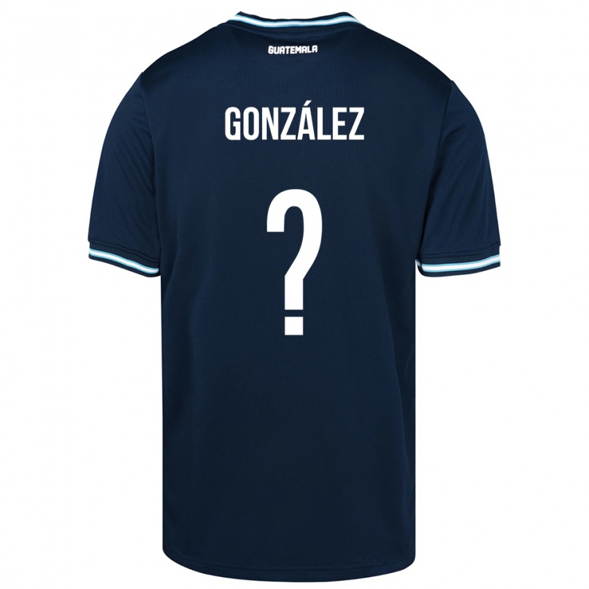 Kinder Guatemala Erick González #0 Blau Auswärtstrikot Trikot 24-26 T-Shirt