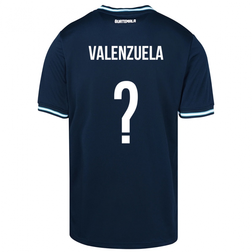 Kinder Guatemala Briana Valenzuela #0 Blau Auswärtstrikot Trikot 24-26 T-Shirt