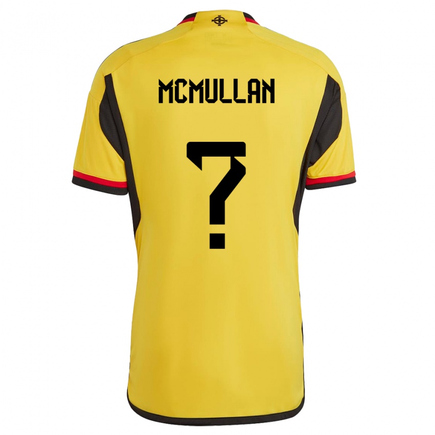 Kinder Nordirland Stephen Mcmullan #0 Weiß Auswärtstrikot Trikot 24-26 T-Shirt