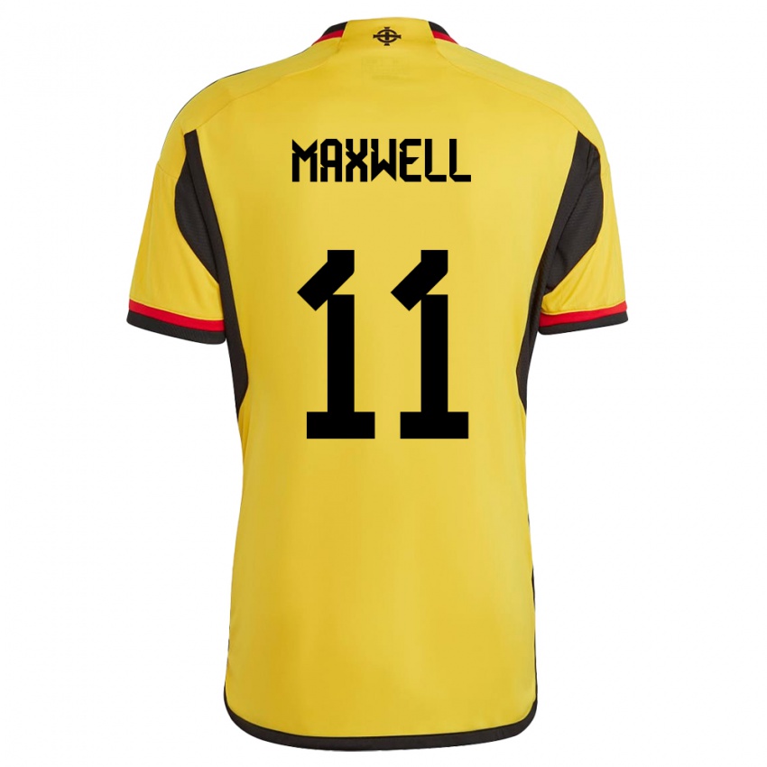 Kinder Nordirland Danielle Maxwell #11 Weiß Auswärtstrikot Trikot 24-26 T-Shirt