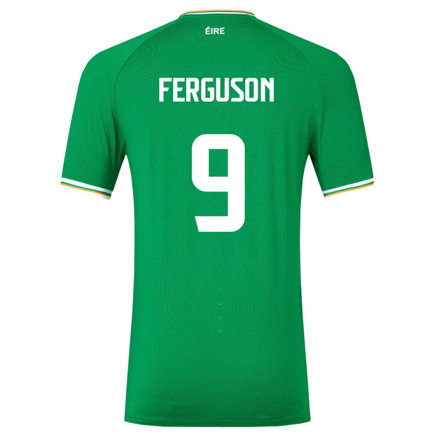 Herren Irische Evan Ferguson #9 Grün Heimtrikot Trikot 24-26 T-Shirt