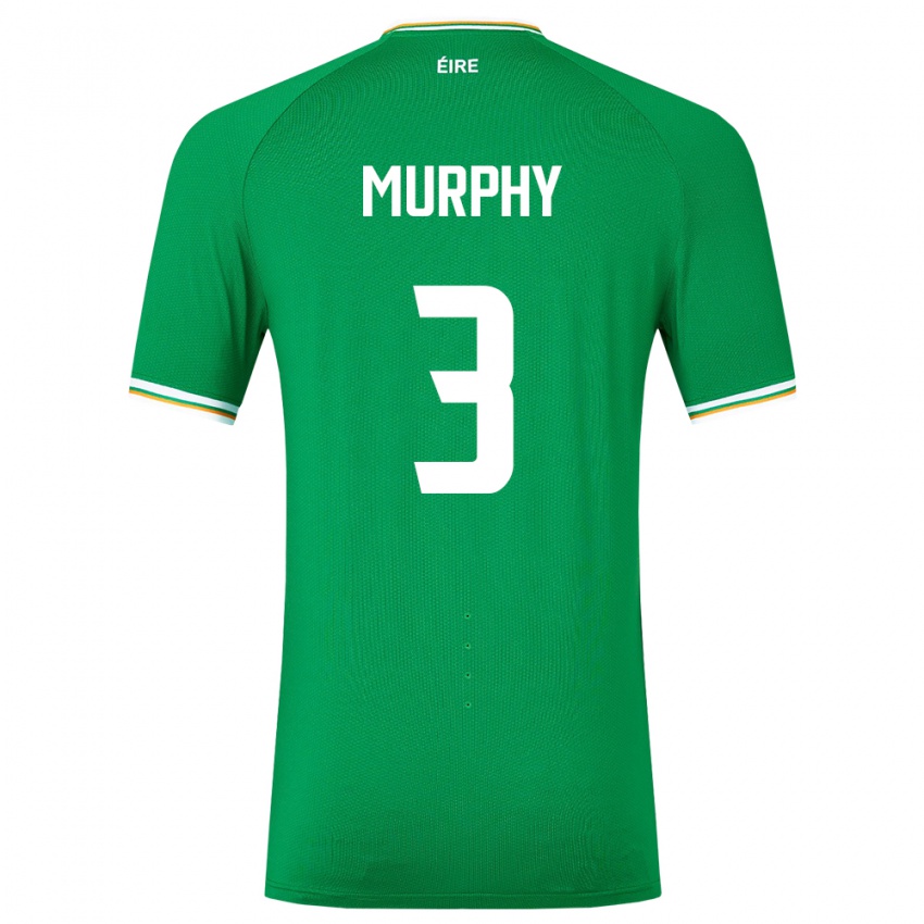 Herren Irische Alex Murphy #3 Grün Heimtrikot Trikot 24-26 T-Shirt
