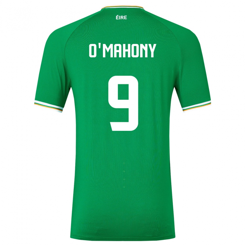 Herren Irische Mark O'mahony #9 Grün Heimtrikot Trikot 24-26 T-Shirt