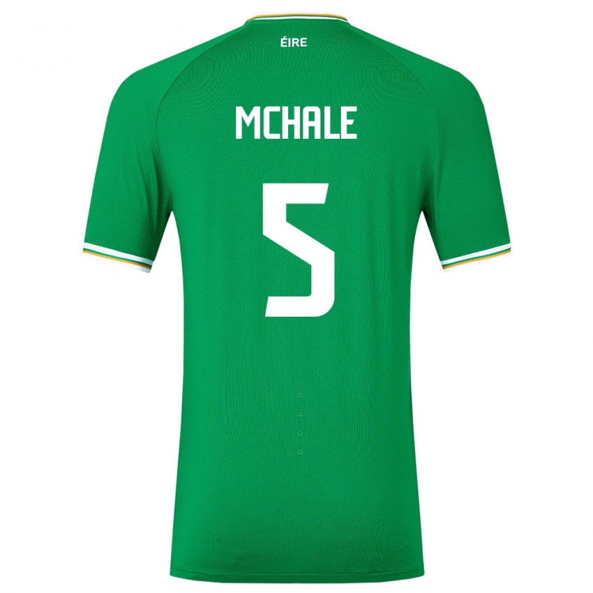 Herren Irische Sean Mchale #5 Grün Heimtrikot Trikot 24-26 T-Shirt