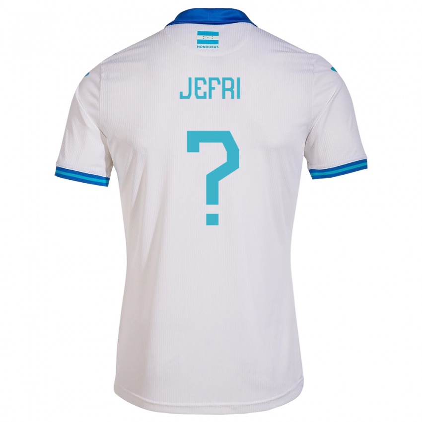 Herren Honduras Jefri Martínez #0 Weiß Heimtrikot Trikot 24-26 T-Shirt