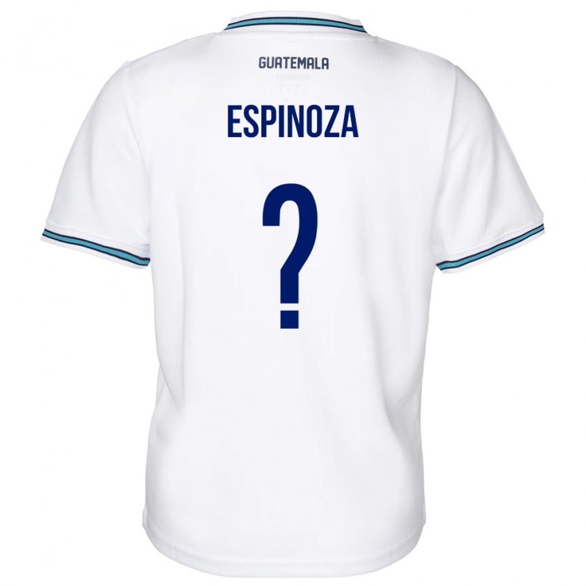 Herren Guatemala José Espinoza #0 Weiß Heimtrikot Trikot 24-26 T-Shirt