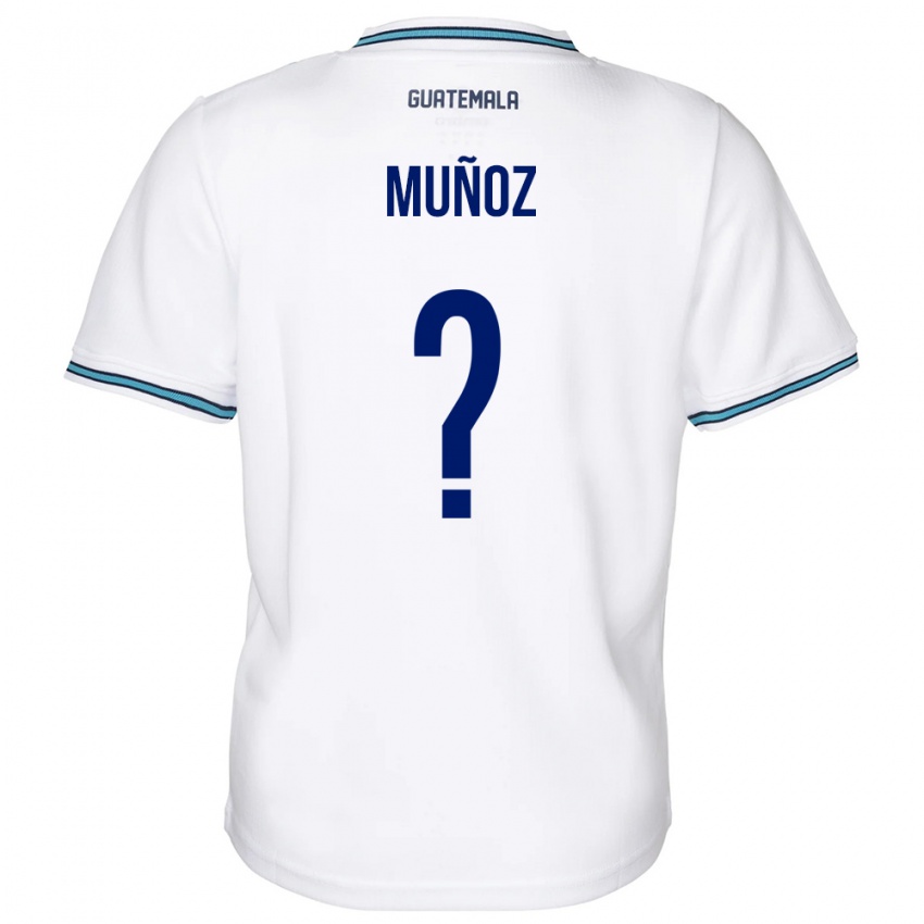 Herren Guatemala Rudy Muñoz #0 Weiß Heimtrikot Trikot 24-26 T-Shirt