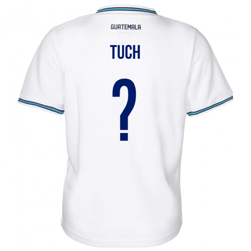 Herren Guatemala Lorenzo Tuch #0 Weiß Heimtrikot Trikot 24-26 T-Shirt