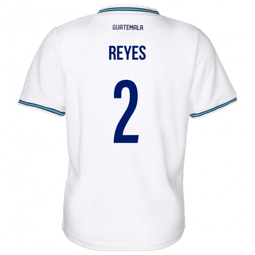 Herren Guatemala Samantha Reyes #2 Weiß Heimtrikot Trikot 24-26 T-Shirt