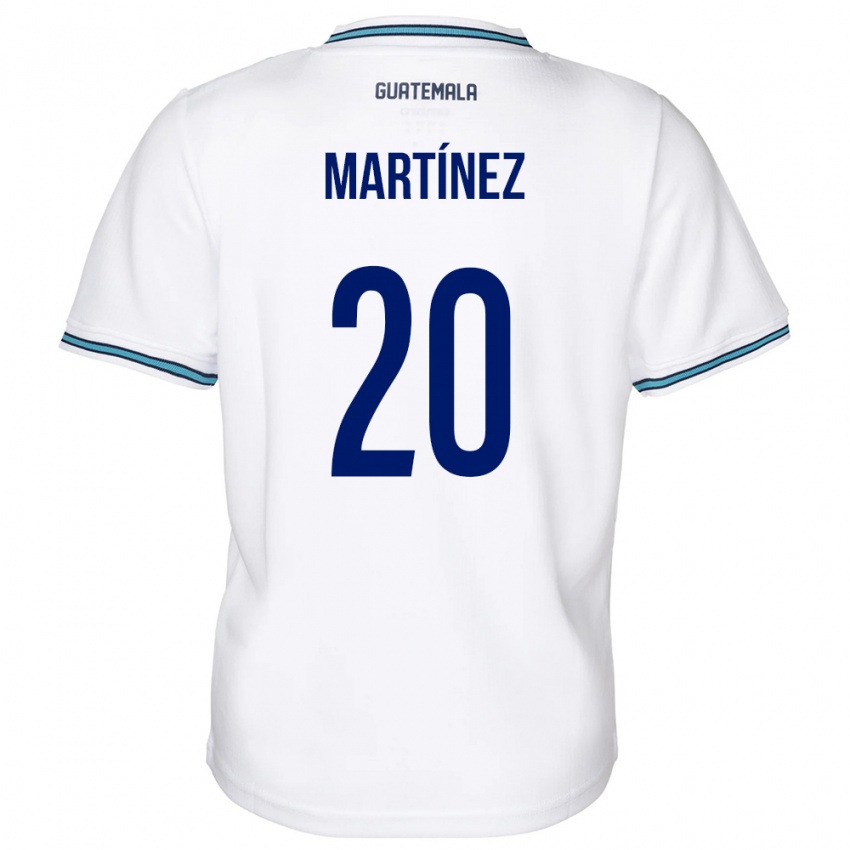 Herren Guatemala Ana Lucía Martínez #20 Weiß Heimtrikot Trikot 24-26 T-Shirt