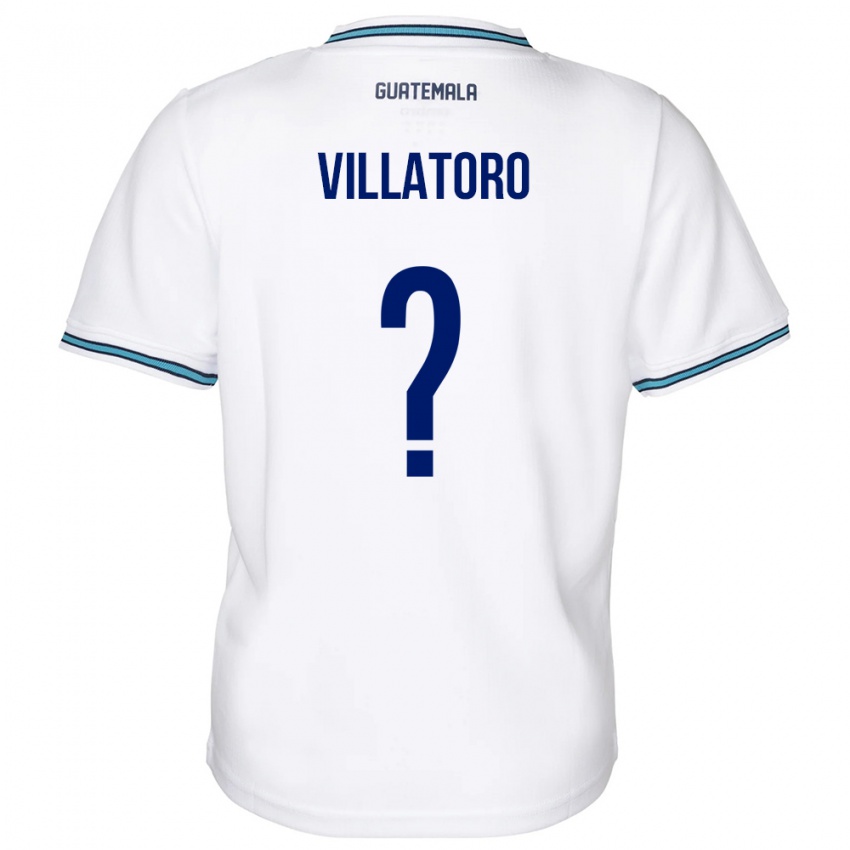 Herren Guatemala Grace Villatoro #0 Weiß Heimtrikot Trikot 24-26 T-Shirt