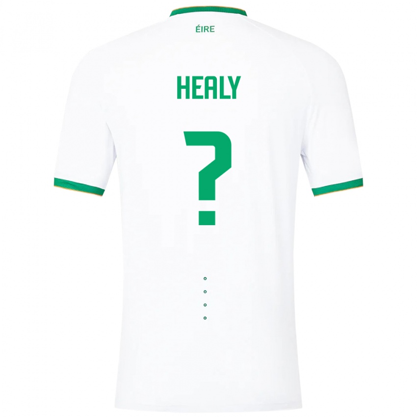 Herren Irische Matthew Healy #0 Weiß Auswärtstrikot Trikot 24-26 T-Shirt