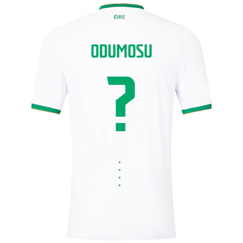 Herren Irische David Odumosu #0 Weiß Auswärtstrikot Trikot 24-26 T-Shirt
