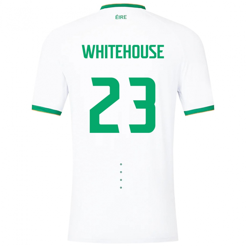 Herren Irische Sophie Whitehouse #23 Weiß Auswärtstrikot Trikot 24-26 T-Shirt