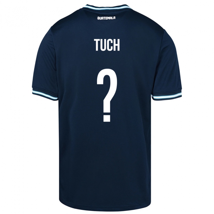 Herren Guatemala Lorenzo Tuch #0 Blau Auswärtstrikot Trikot 24-26 T-Shirt