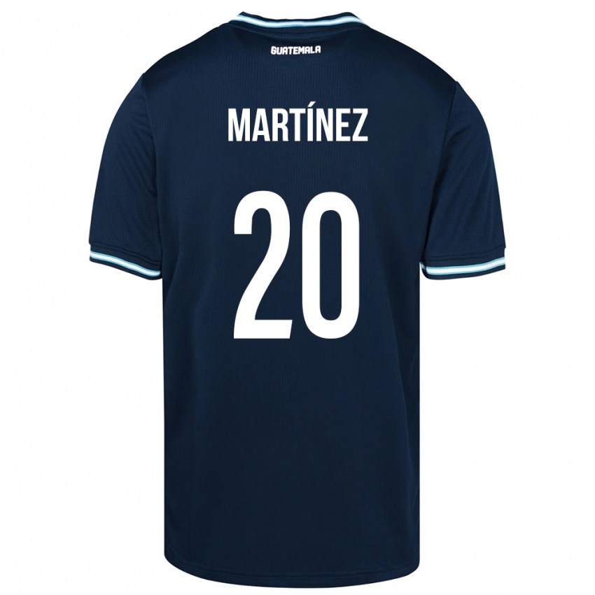 Herren Guatemala Ana Lucía Martínez #20 Blau Auswärtstrikot Trikot 24-26 T-Shirt