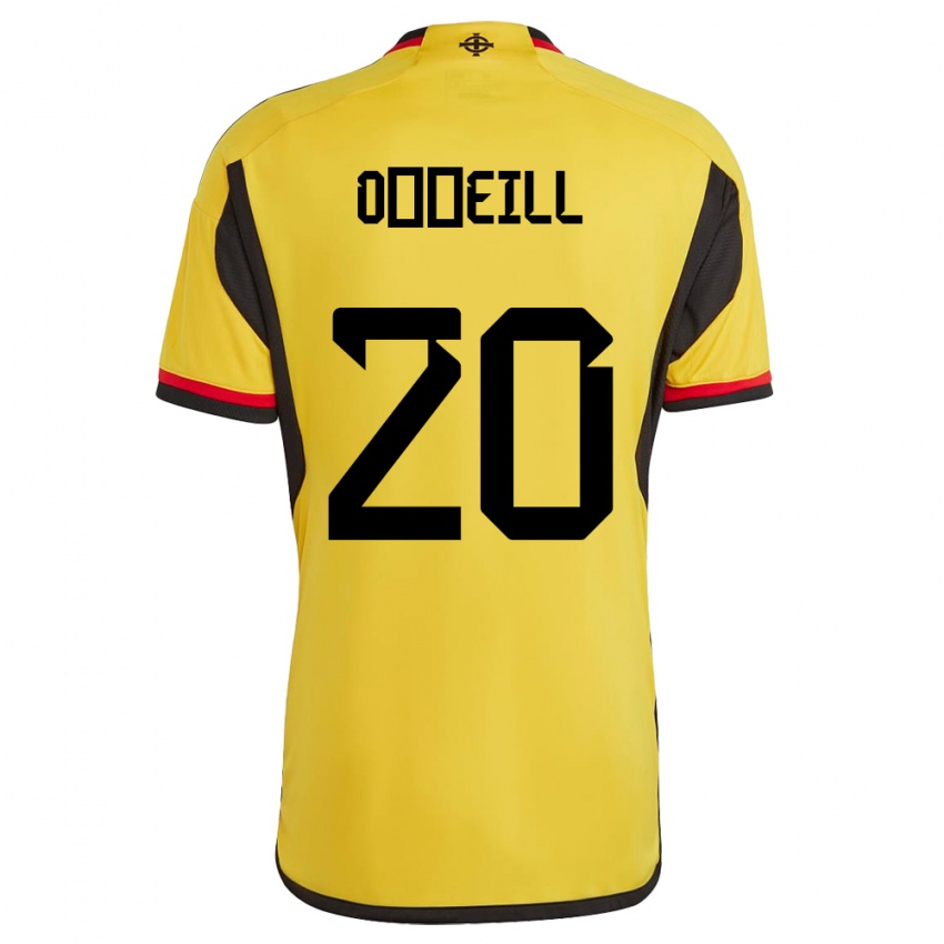 Herren Nordirland Ceadach O’neill #20 Weiß Auswärtstrikot Trikot 24-26 T-Shirt