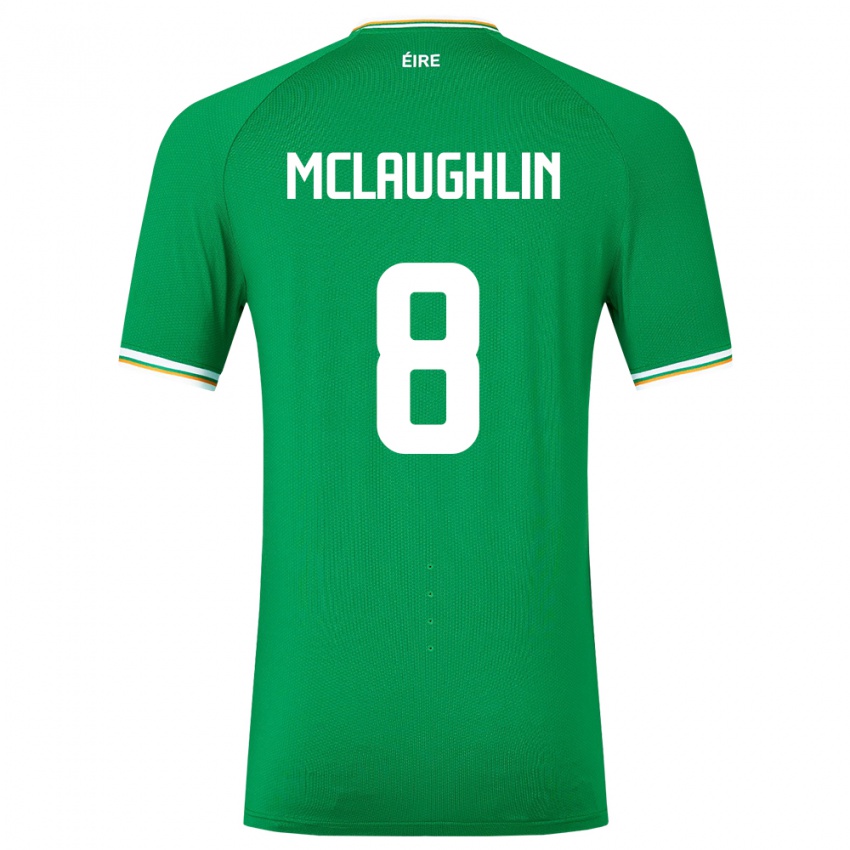 Damen Irische Roma Mclaughlin #8 Grün Heimtrikot Trikot 24-26 T-Shirt