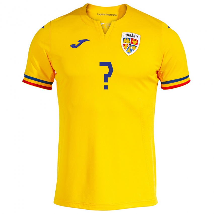 Damen Rumänische Raul Stanciu #0 Gelb Heimtrikot Trikot 24-26 T-Shirt