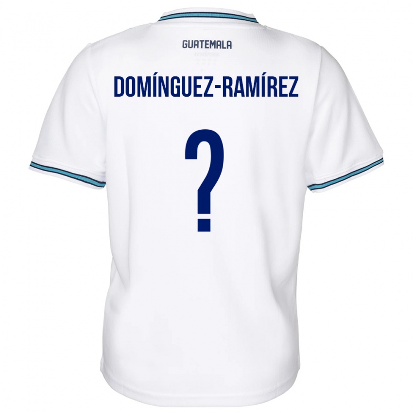 Damen Guatemala Marco Domínguez-Ramírez #0 Weiß Heimtrikot Trikot 24-26 T-Shirt