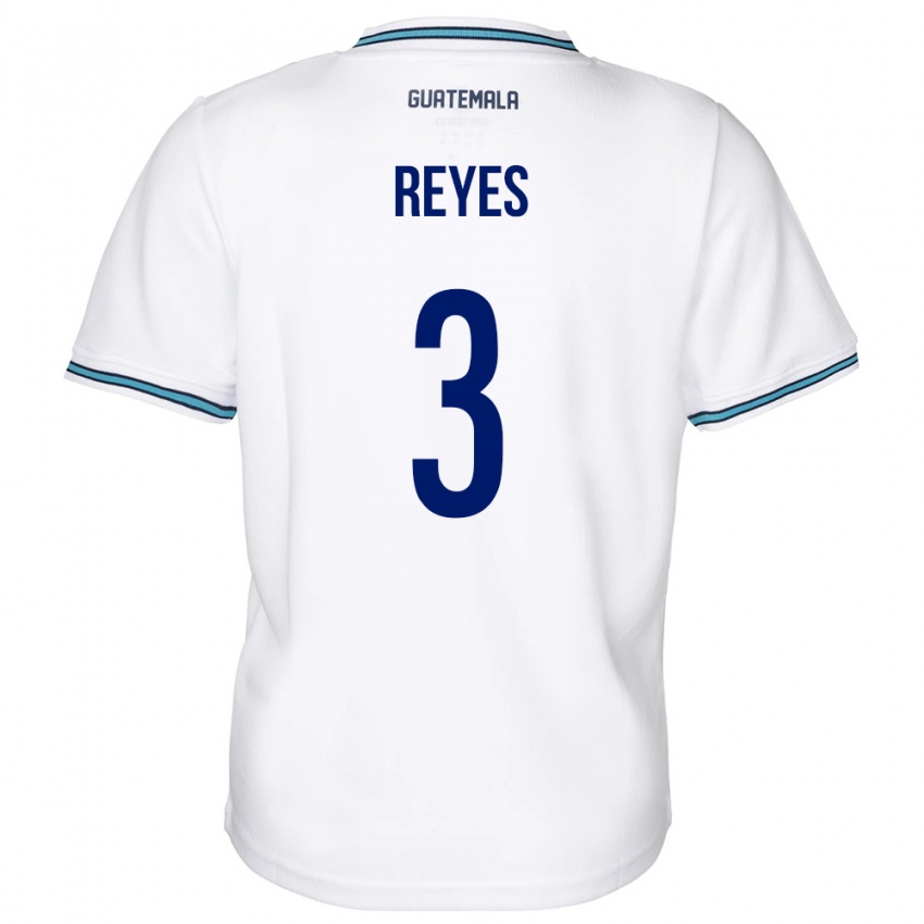 Damen Guatemala Martha Reyes #3 Weiß Heimtrikot Trikot 24-26 T-Shirt