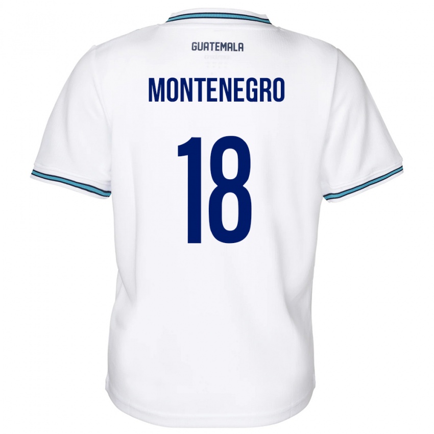 Damen Guatemala Vivian Montenegro #18 Weiß Heimtrikot Trikot 24-26 T-Shirt