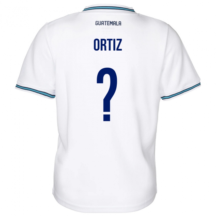 Damen Guatemala Jenifer Ortiz #0 Weiß Heimtrikot Trikot 24-26 T-Shirt